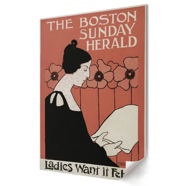 Poster de perete Femeie elegantă în Boston