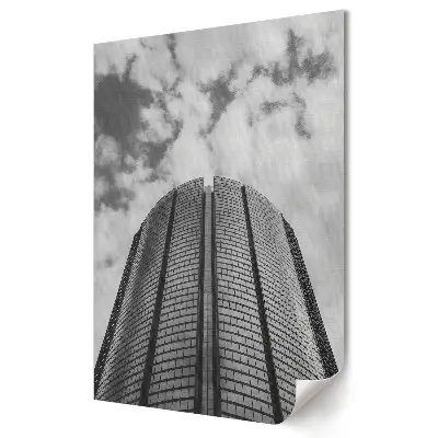 Poster de perete cu arhitectură modernă alb-negru