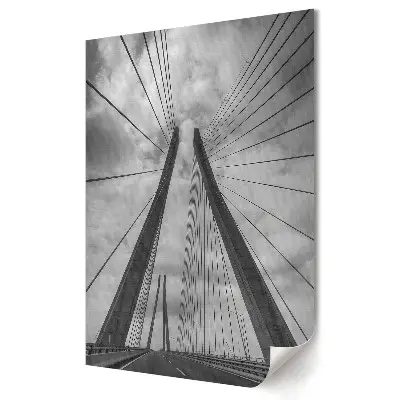 Poster de perete Podul dintre nori cu design minimalist