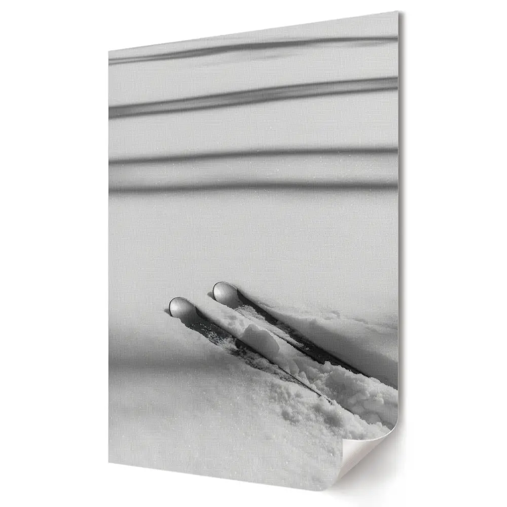 Tablou canvas Liniște de iarnă pe pârtia de schi