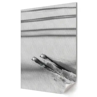 Tablou canvas Liniște de iarnă pe pârtia de schi