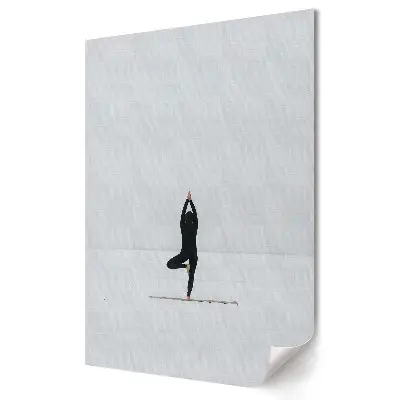 Poster decorativ Meditație despre pacea de iarnă