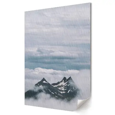 Tablou canvas cu peisaj montan și nori