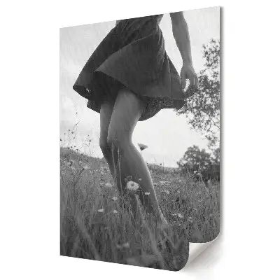 Poster decorativ Eleganță în mișcare în pajiște