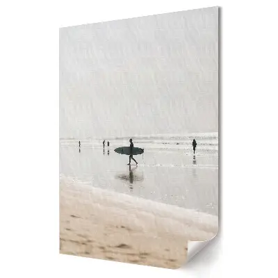 Tablou canvas O zi liniștită la plajă cu surfing