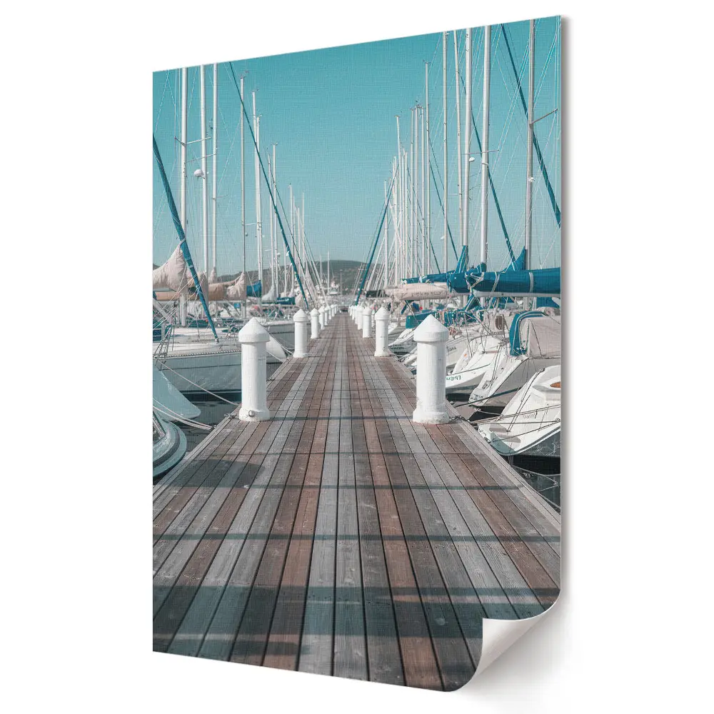 Poster decorativ Un port calm într-o zi însorită