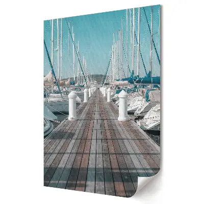 Poster decorativ Un port calm într-o zi însorită