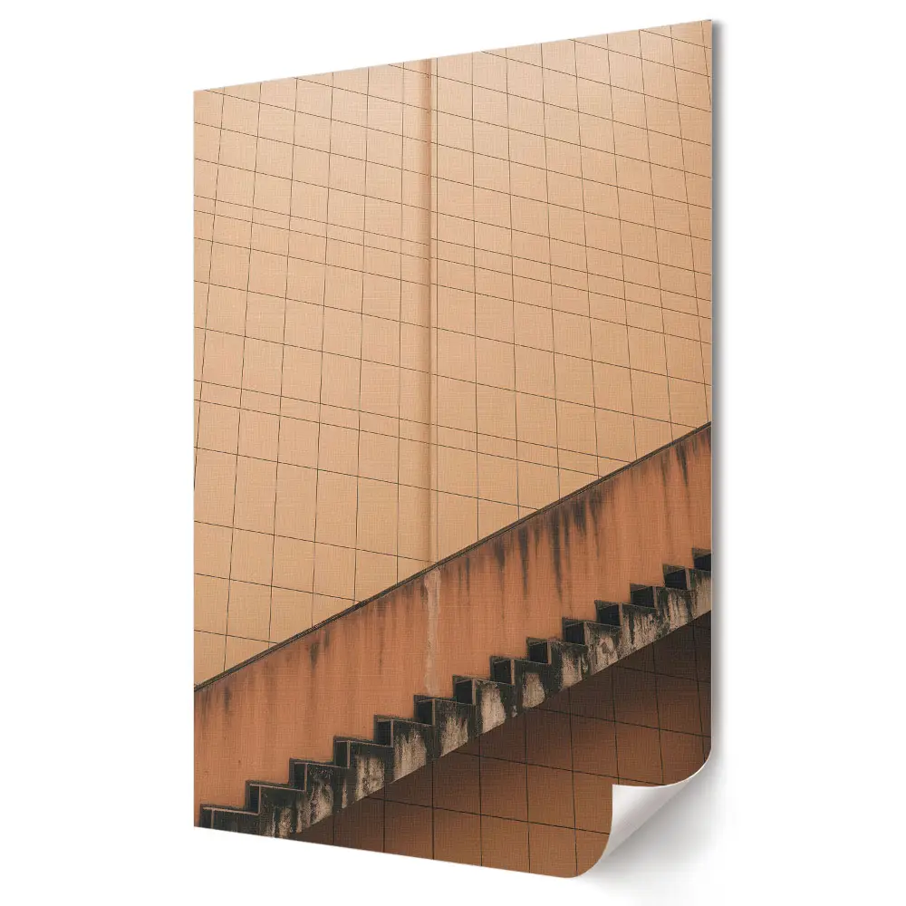 Tablou canvas cu design geometric de scări și pereți