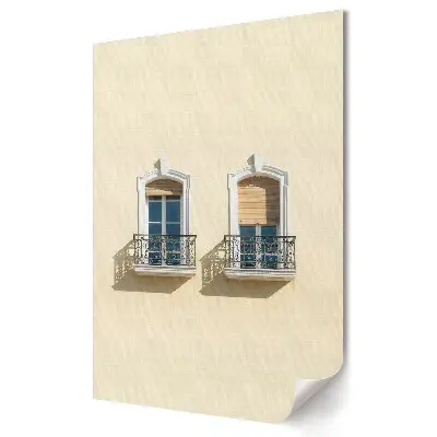 Tablou canvas Ferestre elegante în culori însorite