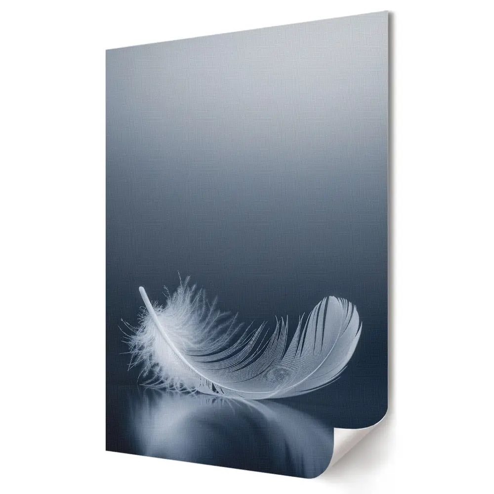 Poster decorativ cu stilou pe fundal calm