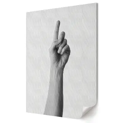 Poster decorativ Un gest care indică noi posibilități