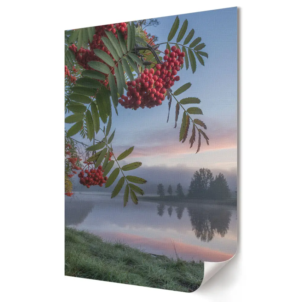 Poster decorativ O dimineață liniștită lângă lac