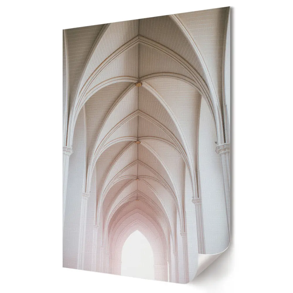 Poster decorativ Eleganța arhitecturii cu arcade albe