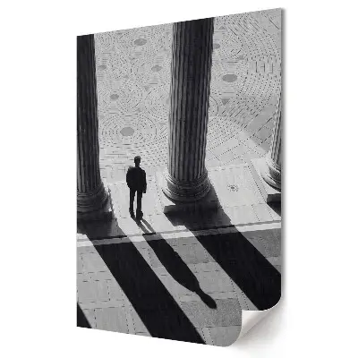 Poster decorativ Umbră printre coloane Reflecții asupra singurătății