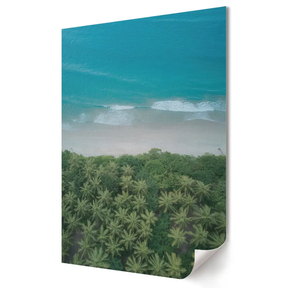 Poster decorativ Un paradis tropical lângă marea albastră