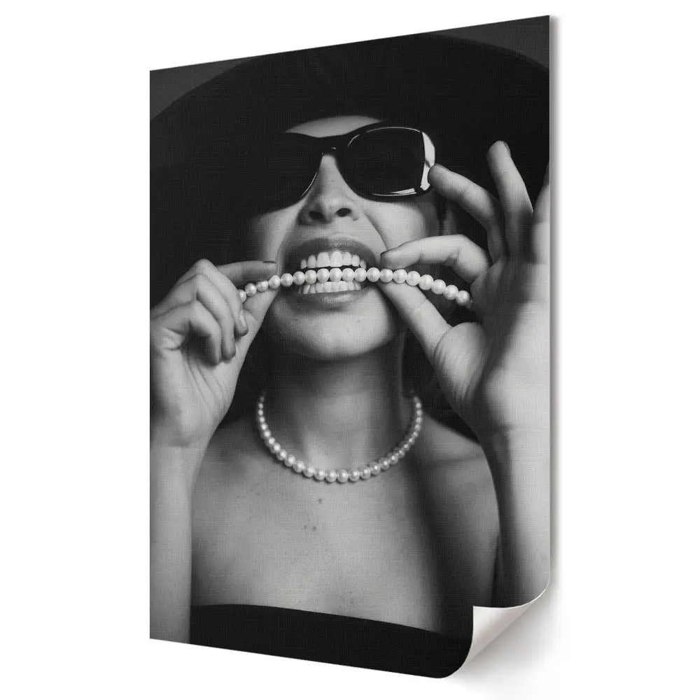 Poster de perete cu design elegant alb-negru