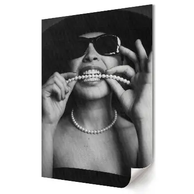 Poster de perete cu design elegant alb-negru