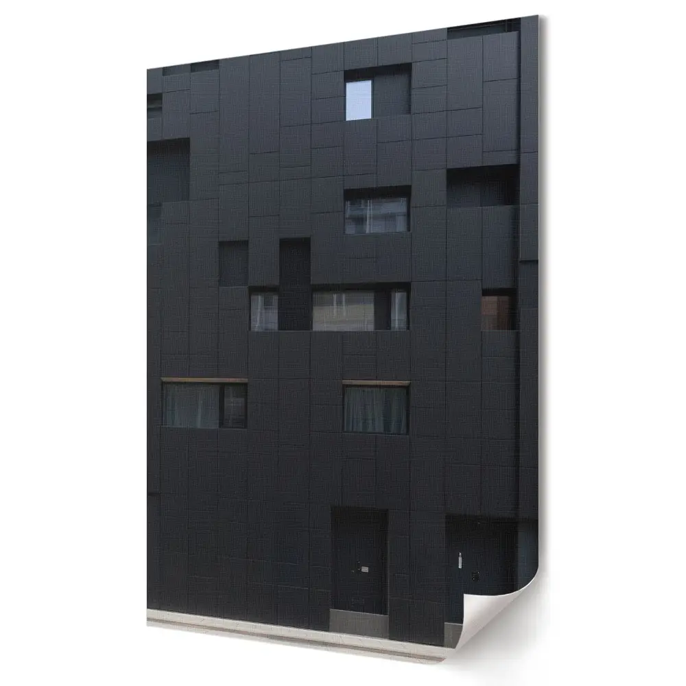 Tablou canvas cu arhitectură modernă în nuanțe de negru
