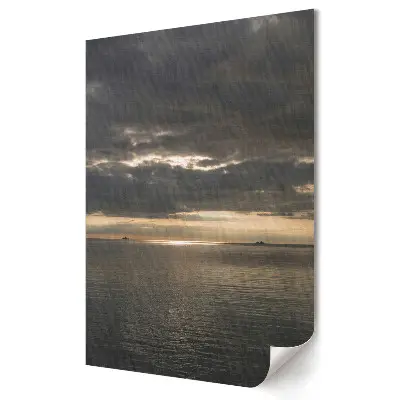 Tablou canvas Mare calmă sub nori
