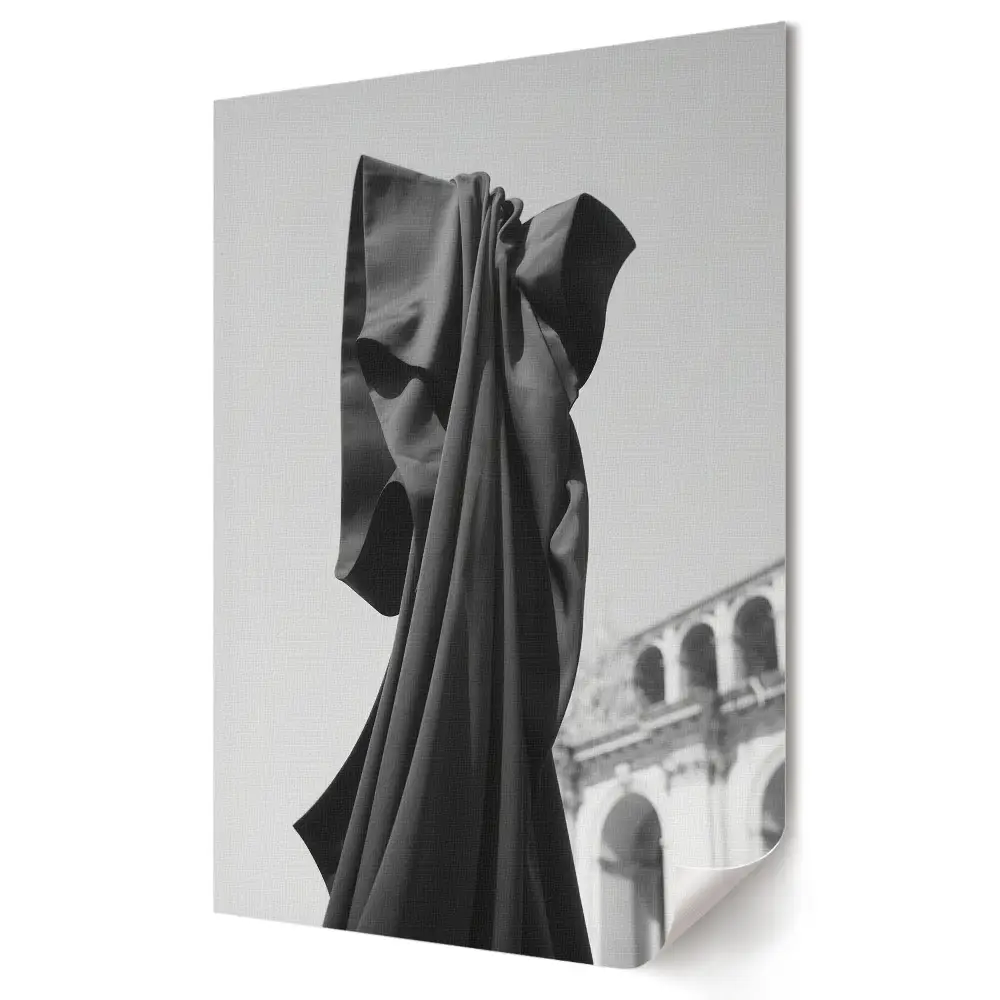 Poster de perete Umbră în mișcare cu design din material textil
