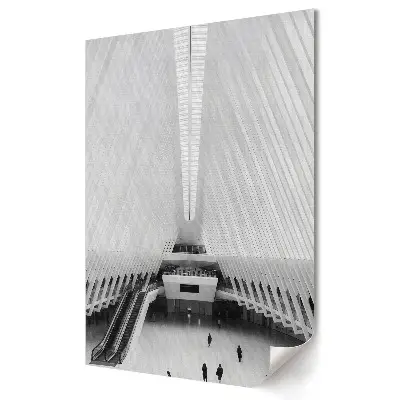 Tablou canvas cu arhitectură modernă în tonuri monocromatice