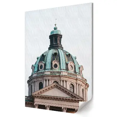 Tablou canvas Green Dome cu detaliu arhitectural