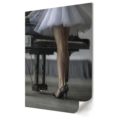 Poster decorativ Eleganța dansului la pian