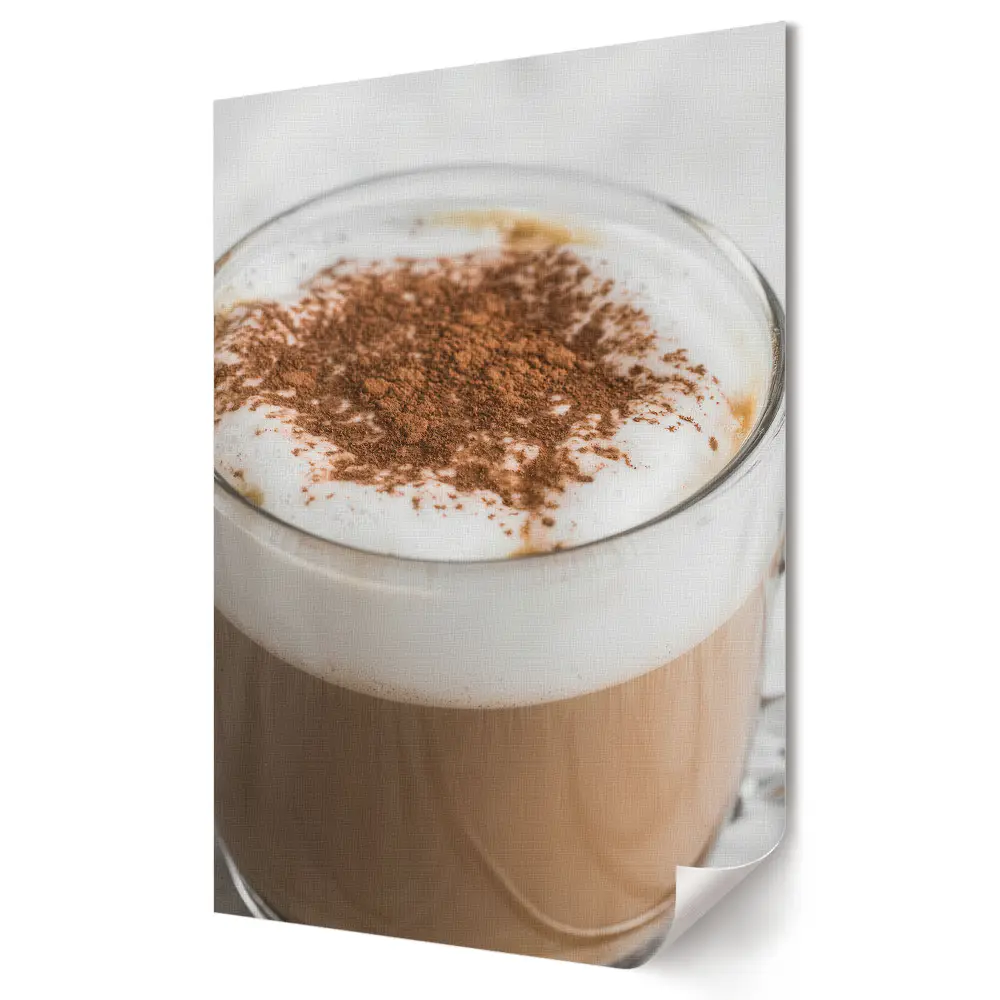 Tablou canvas Cafea aromatică cu spumă și cacao