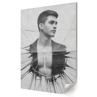 Tablou canvas Reflexie în oglinda spartă a vieții