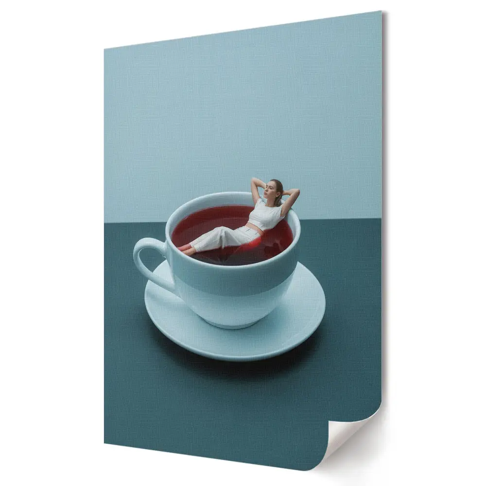 Poster decorativ Relaxează-te cu o ceașcă de ceai