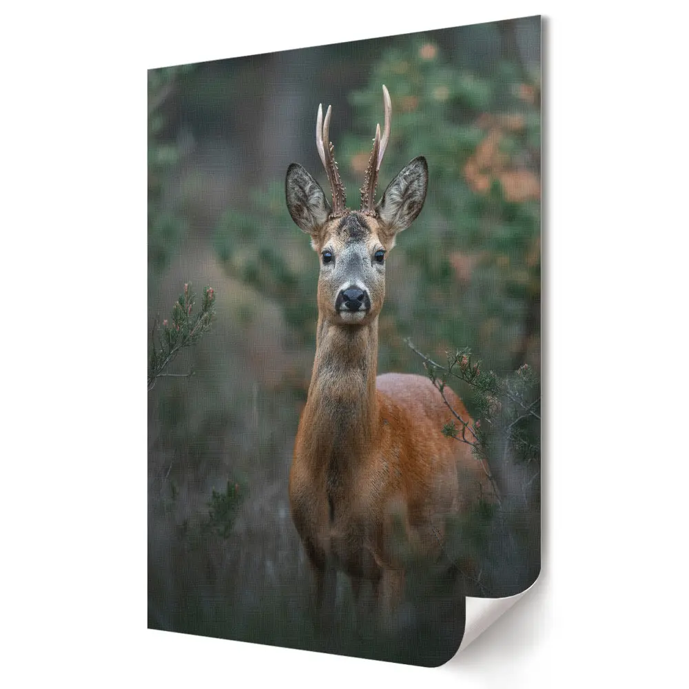 Poster de perete cu căprioare în habitat natural