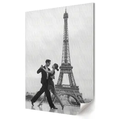 Poster de perete Dansul iubirii sub Turnul Eiffel