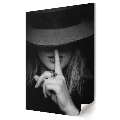 Poster decorativ Eleganță misterioasă în monocrom