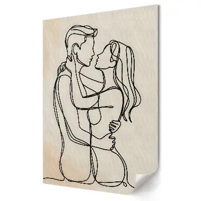 Poster decorativ Intimitate în simplitatea liniilor
