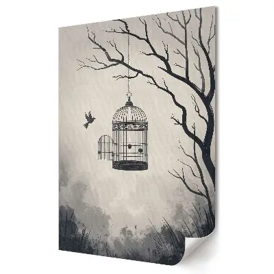 Tablou canvas Eliberarea din cușcă în tăcere