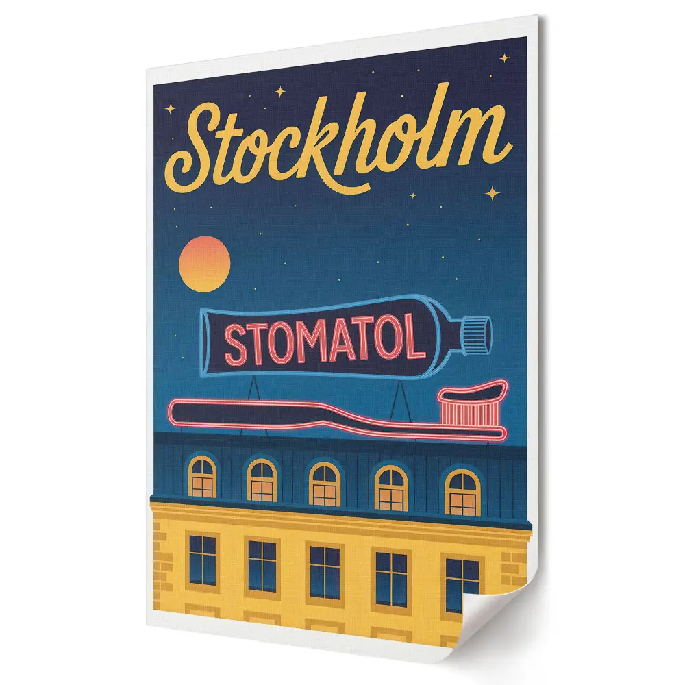 Tablou canvas Stomatologie în inima orașului Stockholm
