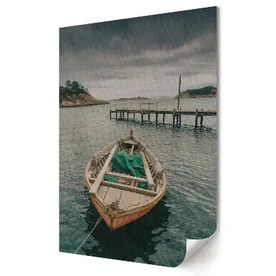 Poster de perete Un port liniștit în lumina cenușie