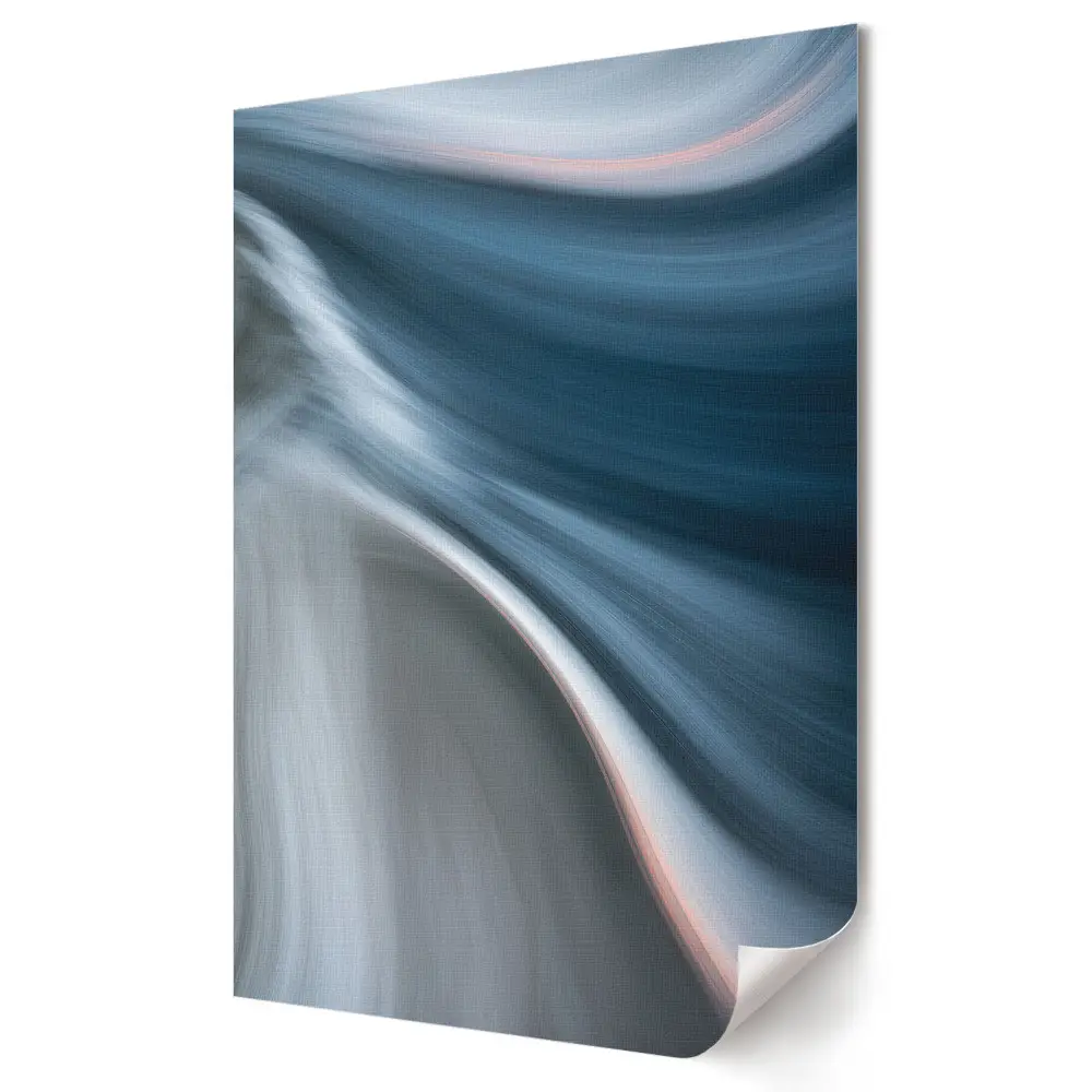 Tablou canvas abstract Valuri de culoare într-o armonie pașnică