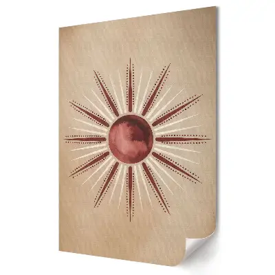 Poster decorativ minimalist Strălucire însorită