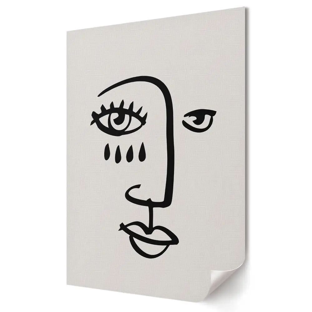 Poster de perete cu portret minimalist