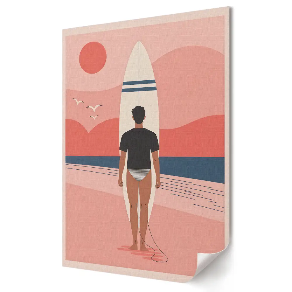 Poster decorativ Vise de surf la Sunset Beach