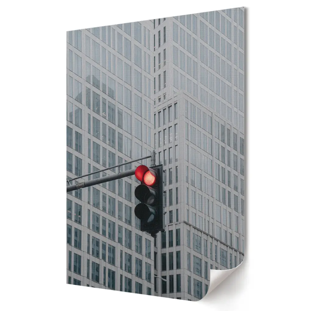 Poster decorativ cu peisaj urban Opriți-vă