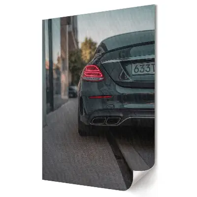 Poster de perete cu design elegant de mașină urbană