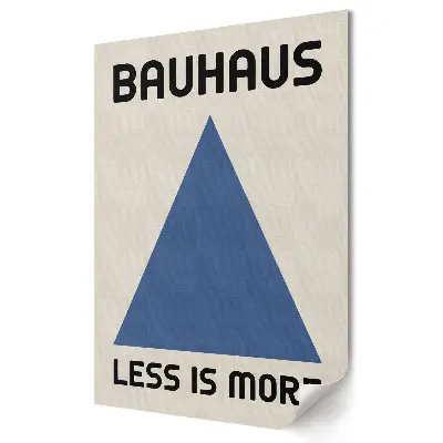 Poster de perete în stil Minimalism Bauhaus