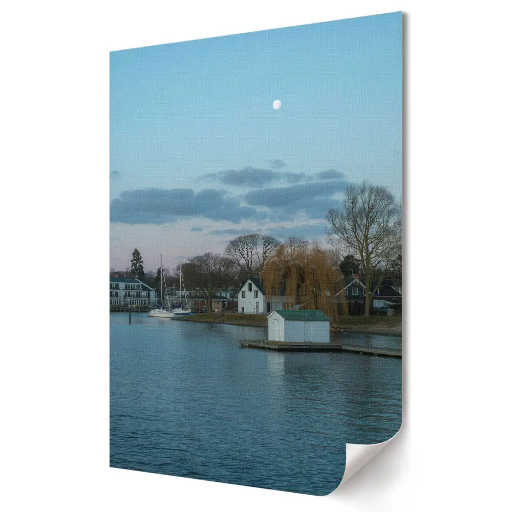 Poster decorativ O seară liniștită lângă lac