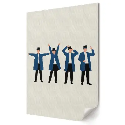 Poster decorativ cu dans retro elegant
