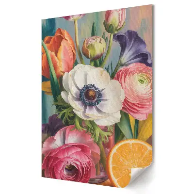 Poster decorativ O compoziție florală cu accent fructat