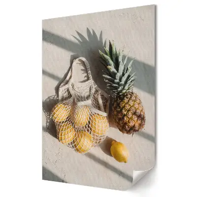 Tablou canvas Compoziție cu fructe în lumină naturală