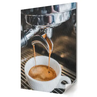 Poster decorativ Aparat de cafea în acțiune