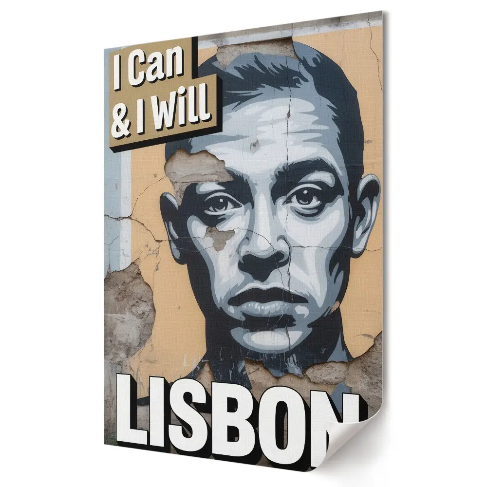Tablou canvas Un mesaj puternic de la Lisabona